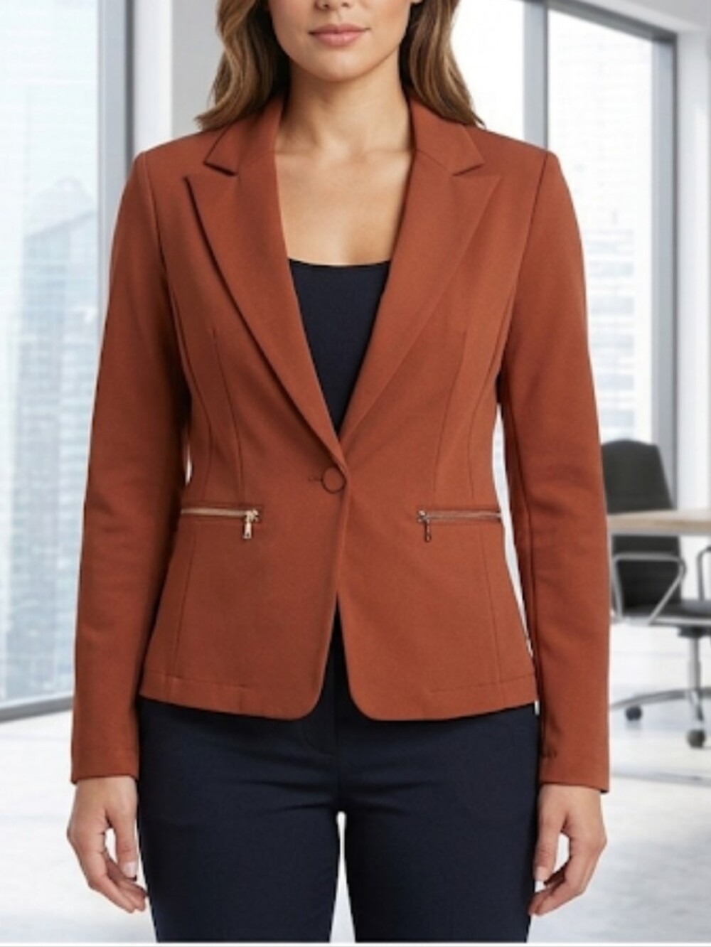 Marc New York By Andrew Marc blazer One Button, Outfits Formal, Casual, sz M.